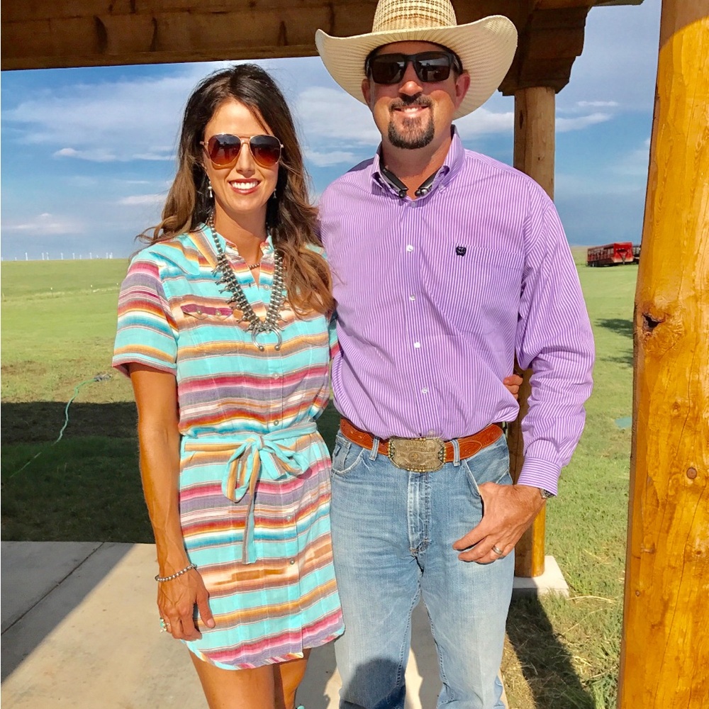 Tasha Polizzi Serape Shirt Dress